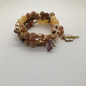 Handmade Memory Wrap Beaded Bracelet